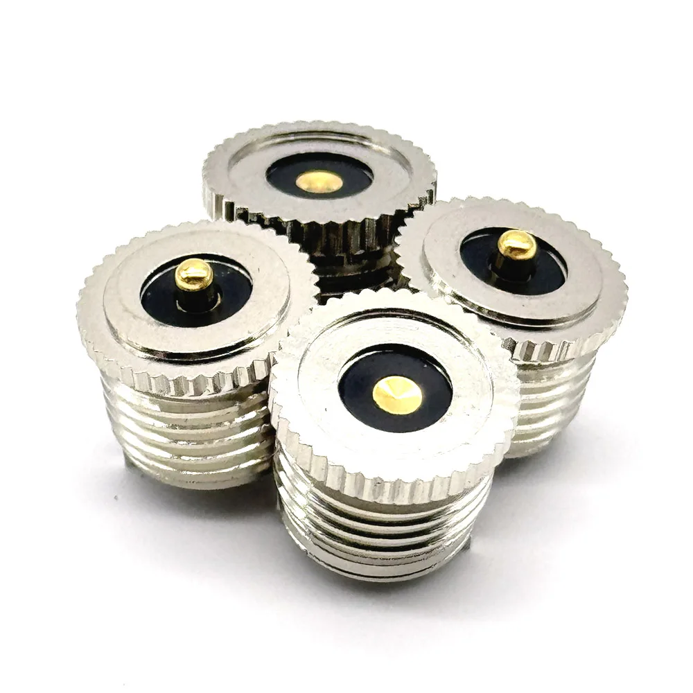 

2A With Nuts 10mm high Current Magnet Suction Spring Pogo Pin Connector Male Female Probe DC Power Charging Magnetic Connector