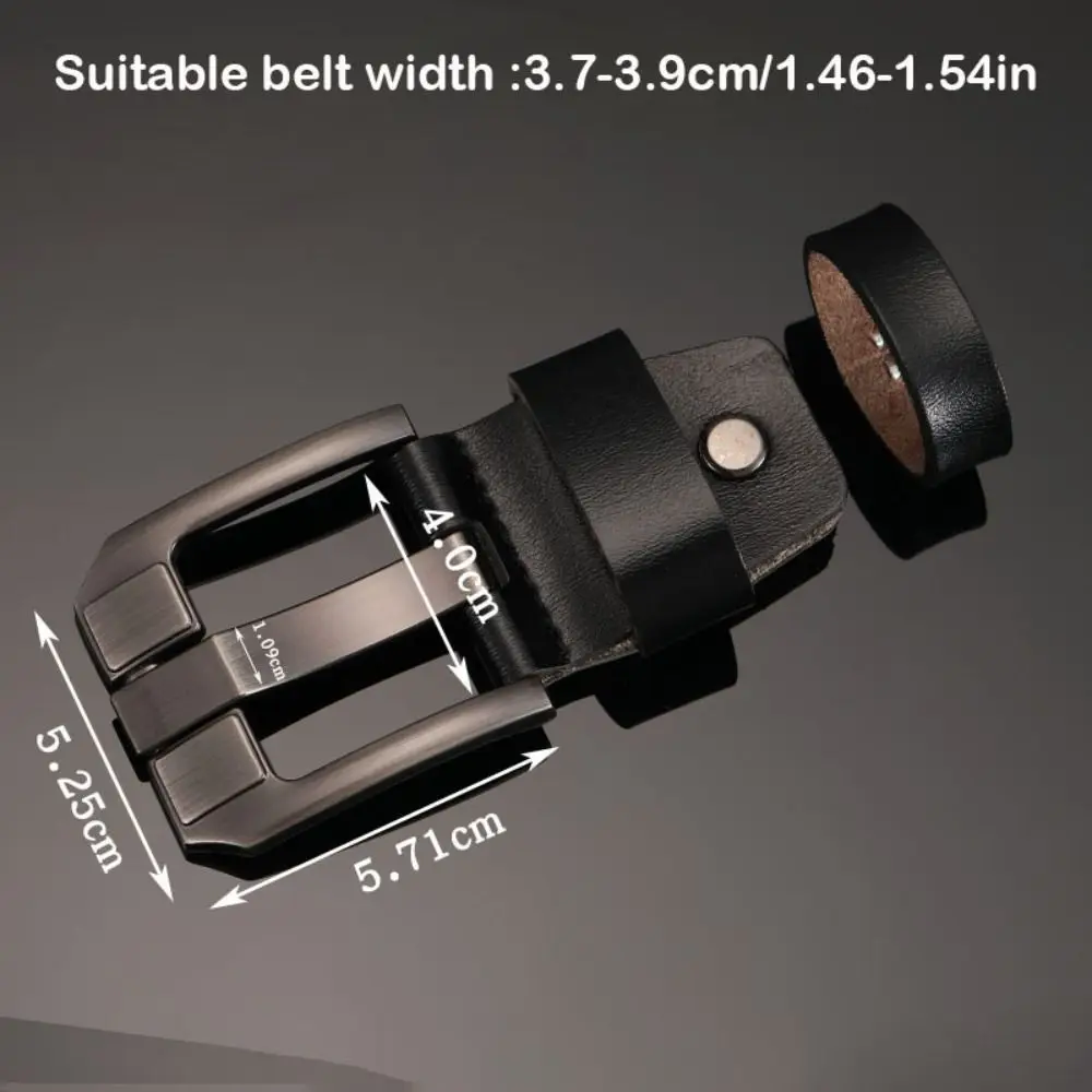 Fashion Adjustable Belt Replacement Buckle DIY Handmade Alloy Belt Buckle Men's Accessories