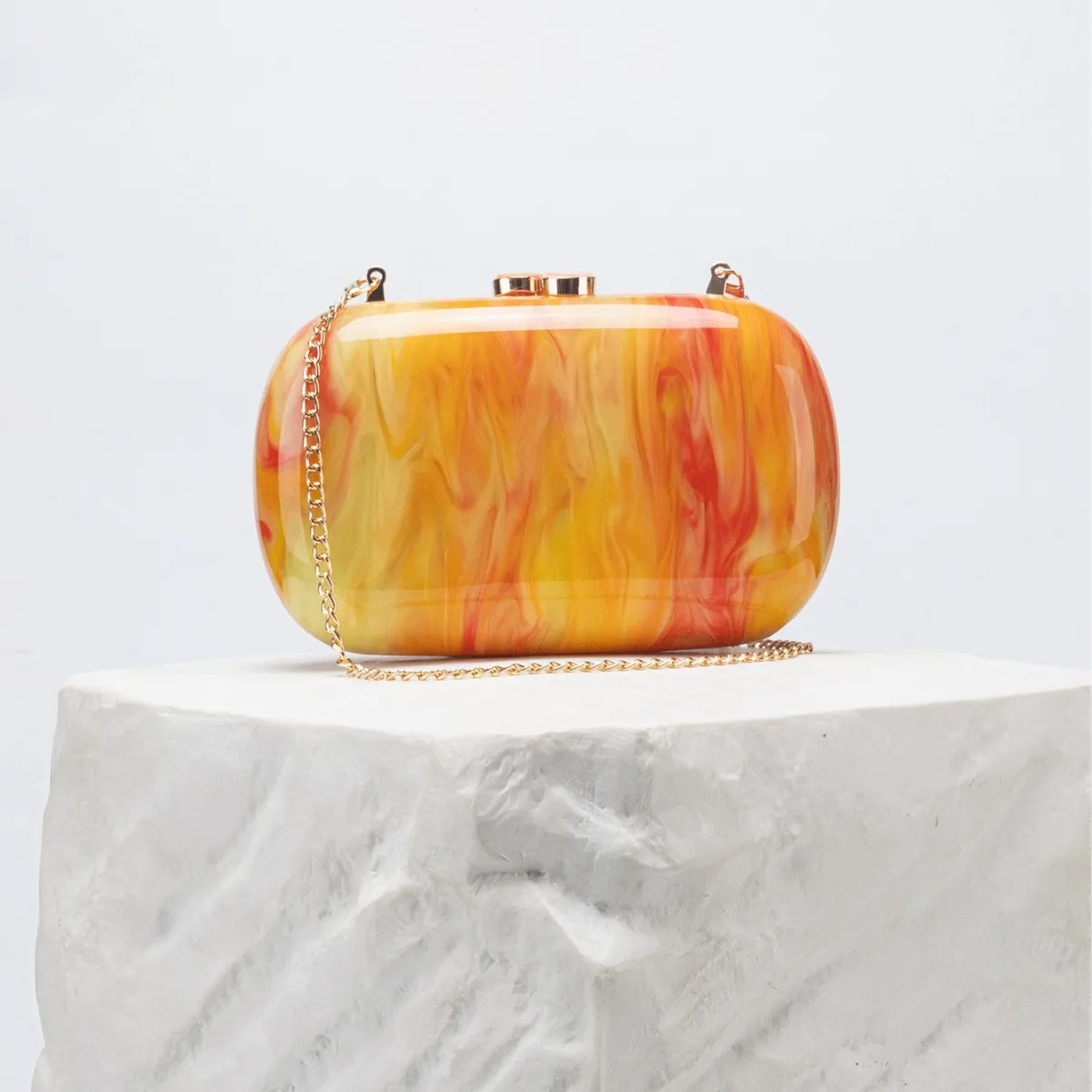 

Акриловая модная женская сумка через плечо на одно плечо, трендовая вечерняя сумка для ужина с цепочкой на одно плечо, женская сумка через плечо для мобильного телефона