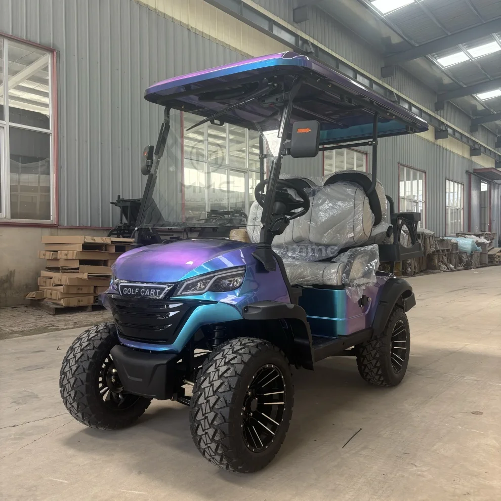 MMC تخصيص عربات الغولف عربات التي تجرها الدواب الكهربائية عربة الغولف رفع 4 الركاب العلامة التجارية الجديدة قوية 4 عجلة نادي سيارة عربة الغولف الكهربائية