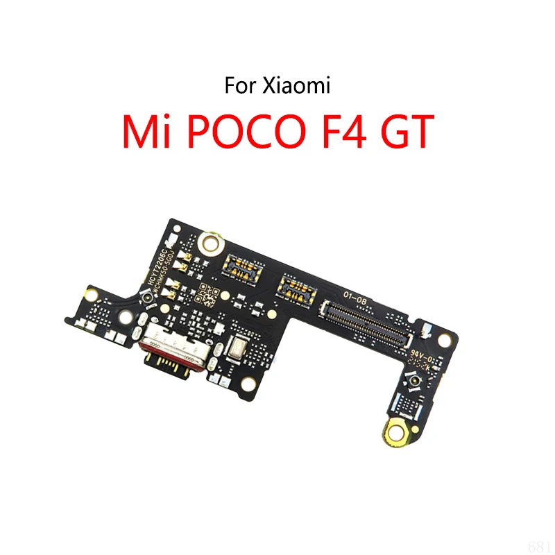 USB Charge Dock Port Socket Jack Plug Connector Flex Cable For Xiaomi Mi POCO F4 GT Pocophone Charging Board Module