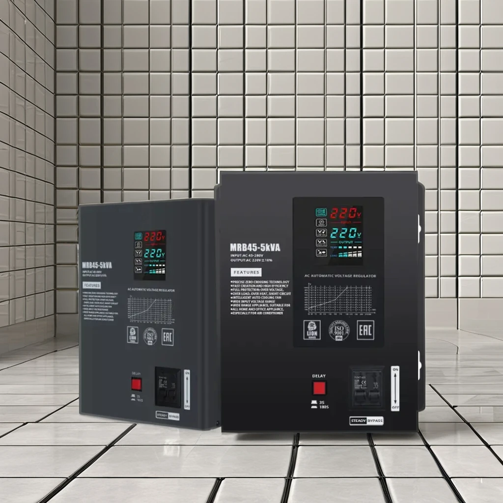 Regulador de Voltaje Electrónico MBR45, Ultra Bajo Voltaje 45V, Regulador de Voltaje Doméstico, Fuente de Alimentación 15KVA 45-280V