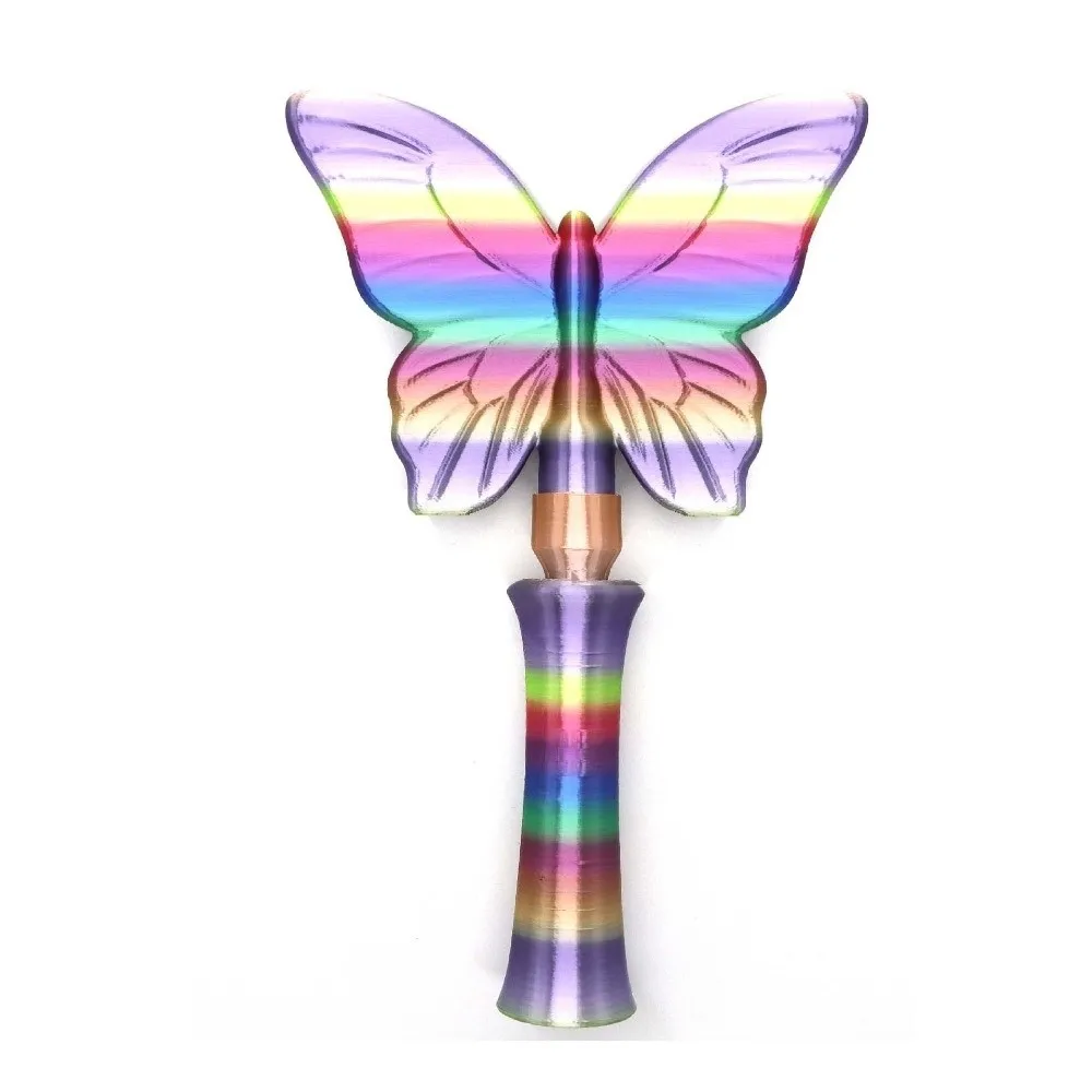 

Креативный 3D-печатный держатель для карт в виде волшебной палочки, съемный, портативный, в форме бабочки, забавный, конфетных цветов