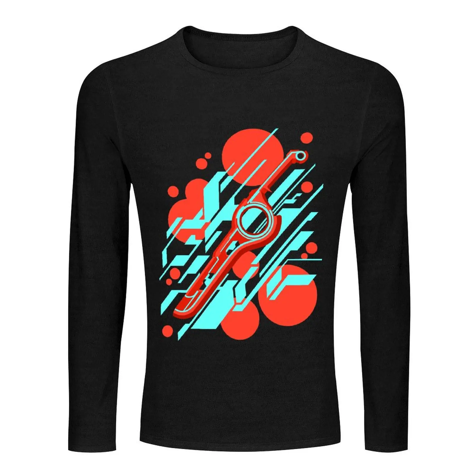 Monado Abstract Long T-Shirt t shirt man hippie clothes heavyweight t shirts new edition t shirt mens clothes