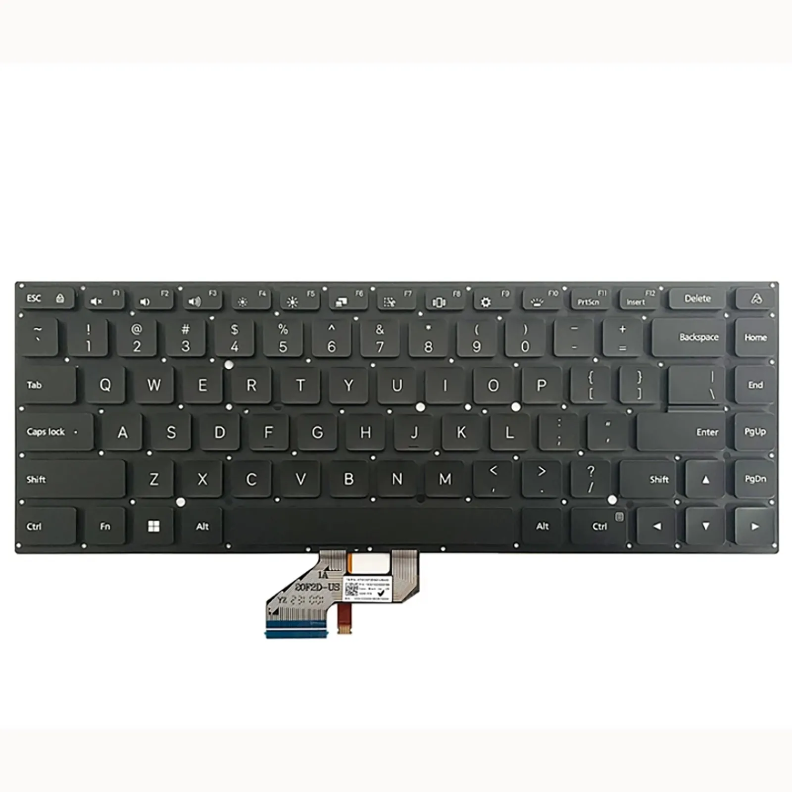 Obrázek 3: Nám nákres pro Xiaomi redmibook 16 2023 2024 2025 Z3725 notebook klávesnice