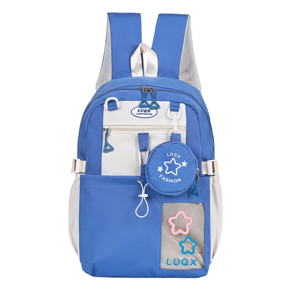 Aesthetic Backpack for Teenage Girls with Pendant College School Backpack Kawaii Backpack Laptop Backpack Travel Daypack