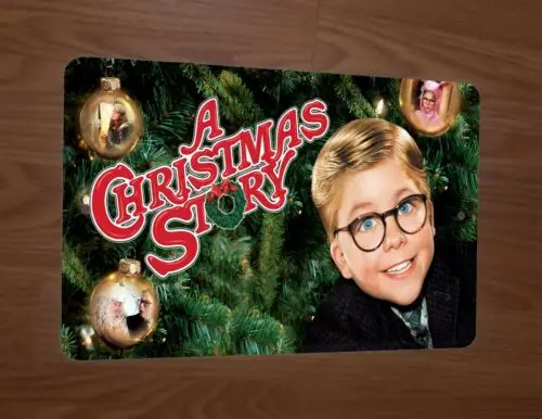 A Christmas Story Ralph Xmas 8x12 Metal Wall Sign