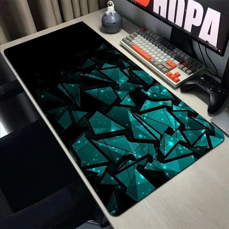 Cool Fragments Mouse Pad Green Mause Extended Pad Mousepad Gamer 900x400 Playmat Computer Desk Table Cushion Gaming Accessories