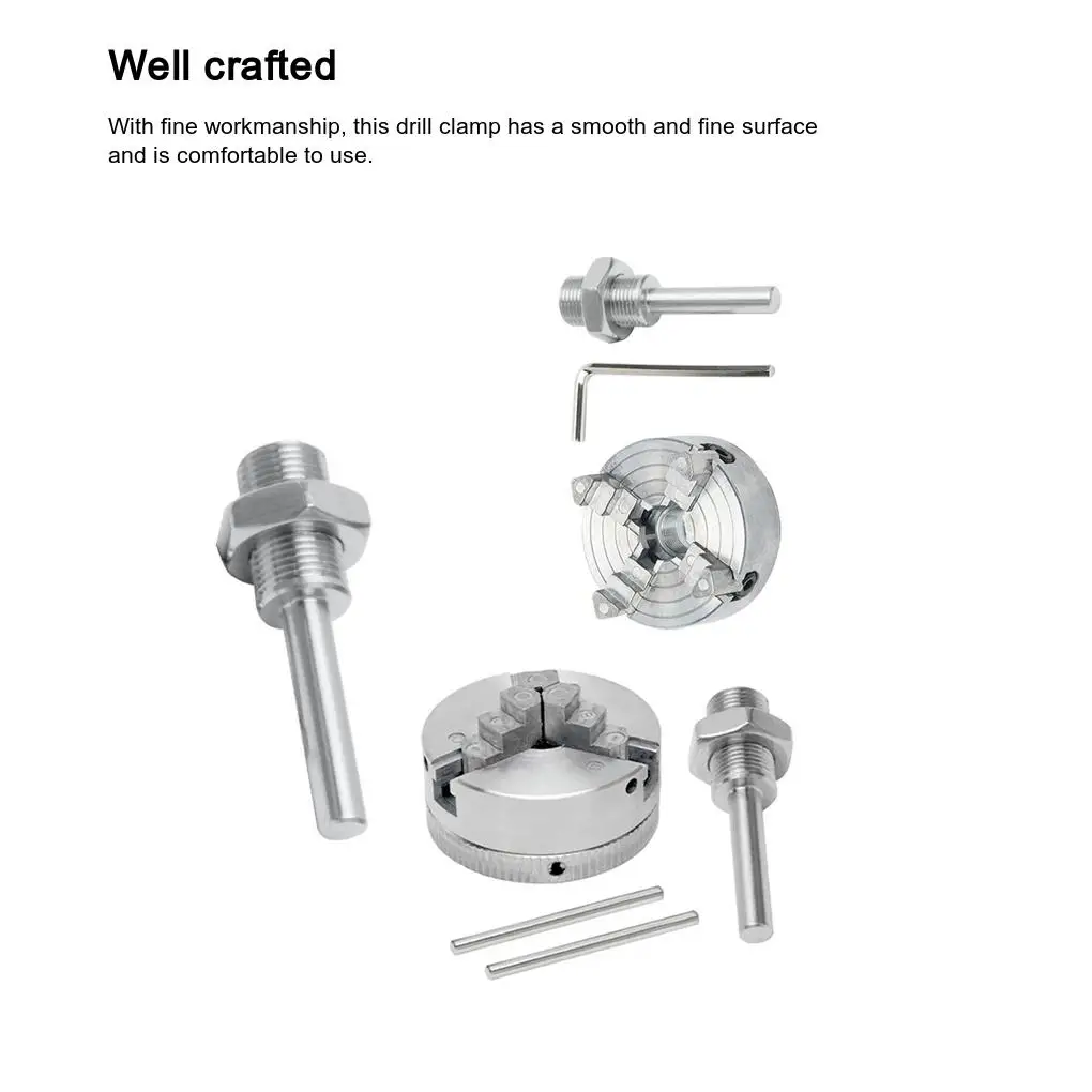 범용 셀프 센터링 선반 클램프 교체 수동 클램프 DIY Crafting 금속 가공 도구 액세서리 유형