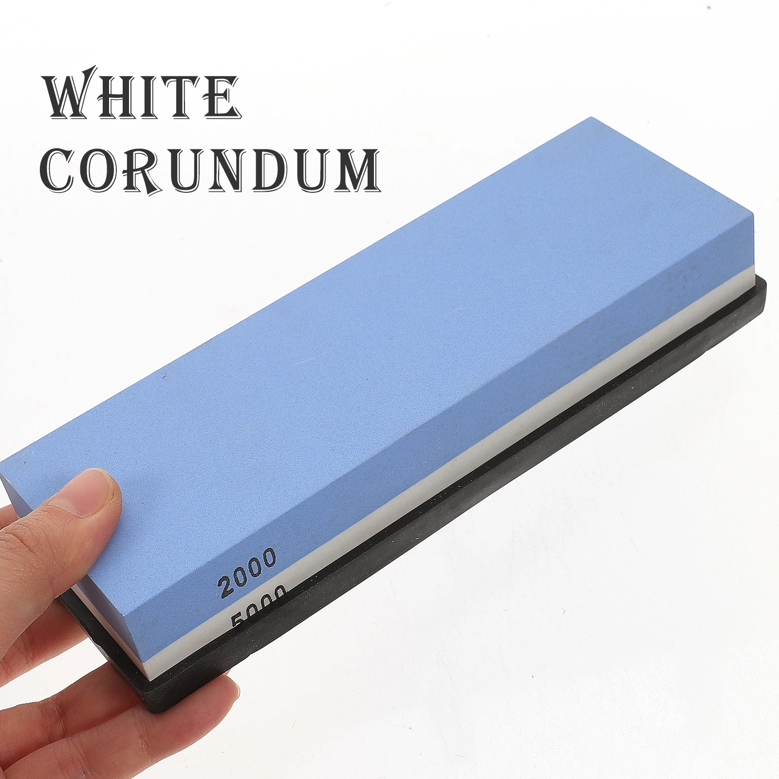 

White Corundum Sharpening Stone Kitchen Knife Sharpener Durable Abrasive Honing Tool Safe Smooth MultiPurpose Edged Tools