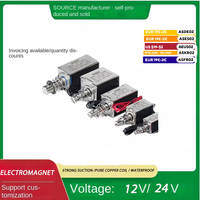 DC 12V 24V Push Pull Type Linear Solenoid Switch Open Frame Electromagnet Keepping Force 5N- 65N Travel 5mm - 15mm Solenoid Iman