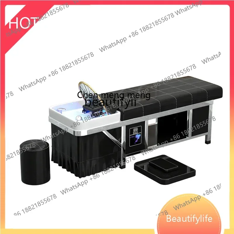

z1q Water-Free Beauty Salon Head Treatment Shampoo Chair Water Circulation Fumigation Water Storage Bed Barber Shop Facial Bed