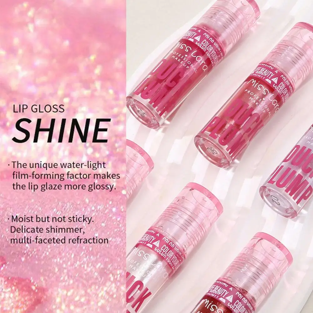 Esmalte labial, aceite labial brillante, bálsamo labial con base hidratante y brillo fino, brillo labial para maquillaje festivo, maquillaje ligero