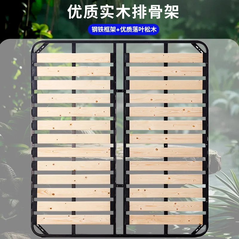 

Row skeleton bed board support frame tatami frame high box bed row skeleton high box foldable solid wood bed frame