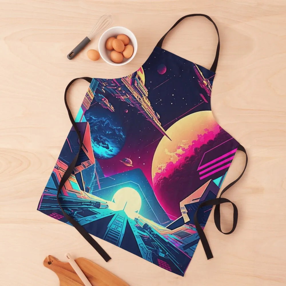 

Electric Olympus Mons Dreamwave Apron Kitchen Things kindergarten teacher women's kitchens cleanings Apron
