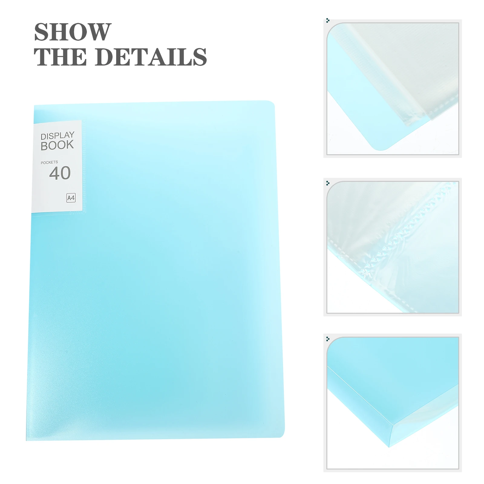 

Practical File Bag Folder Binder Portable ganizer Multi layer Document Storage Small PP Simple Scalable A4 Transparent