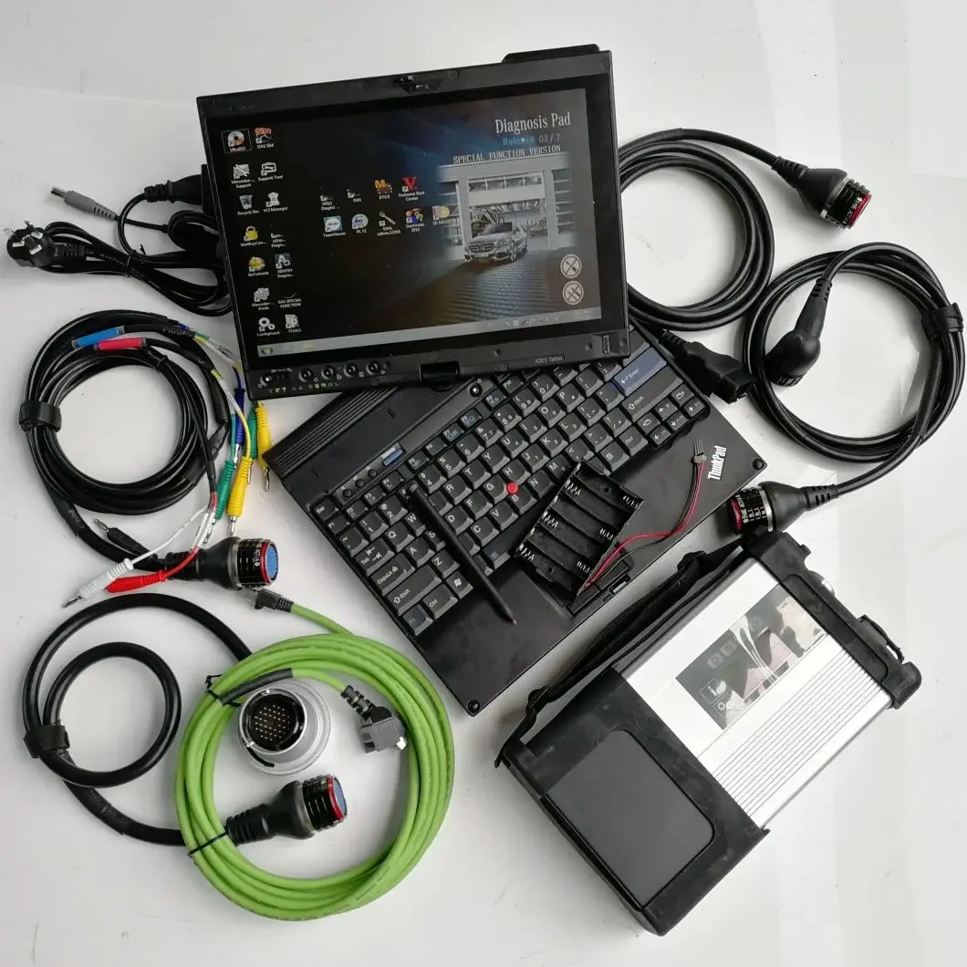 2026 MB STAR C5 for Mercedes Cars Trucks Latest Software in Laptop X220T I5 8G 500GB HDD Auto Diagnostic Tool Ready to Work