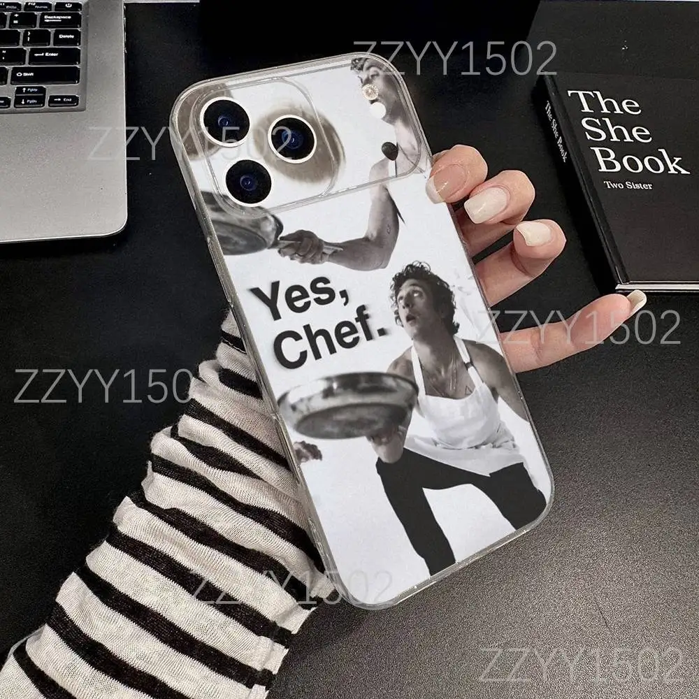 حافظة هاتف The Bear TV Show Carmen لهاتف iPhone 17,16,15,14,13,12,11 Pro,Max,Plus,X,XS,XR,SE4,E Mini شفافة ناعمة #3