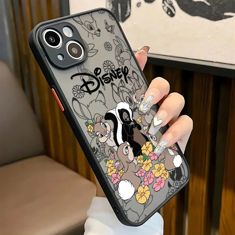 Disneys Funny Thumper Bambi Funda Phone Case For Xiaomi Redmi Note 13 12 11 10 10C 10X 9 9A 9T 9C 8 7 Pro Plus 5G Matte Cover