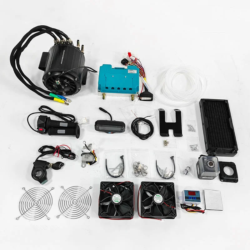 Kit de Motor FW07 de 72V 15KW con Controlador ST721000B, Acelerador y Pantalla, Versiones HALL para Bicicletas Eléctricas