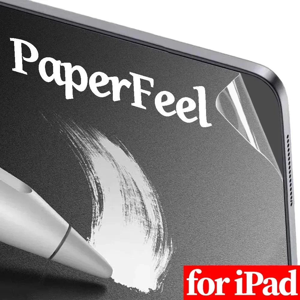 Paperfeel Films Soft PET Matte Screen Protectors for Apple IPad 9 8 7 6 Mini 7 6 5 IPad Pro Air 4 5 Paper-feel Anti-Glare Covers