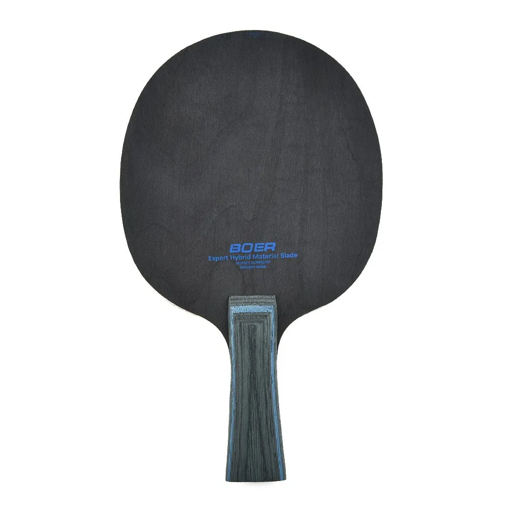 Table Tennis Racket Blade BOER Bottom Plate 7 Ply Aryl Group Fiber Bat Accesssories Carbon Fiber Horizontal Grip