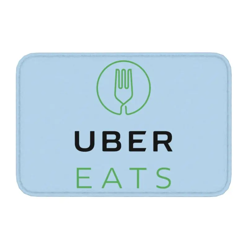 Uber Eats Driver Logo Doormat Anti-Slip Bathroom Kitchen Mat Bedroom Balcony Door Floor Entrance Carpet Rug