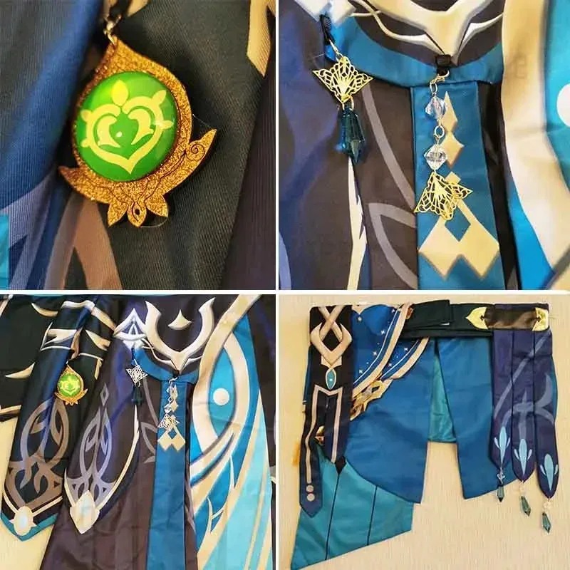 

2025 ♥ New Alhaitham Cosplay Costume Full Set Comic Con Party Halloween Costumes Wig For Men ☆★