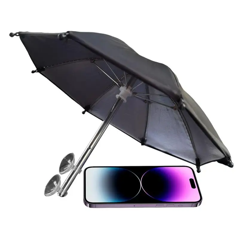 

New Car Mobile Phone Stand Sunshade Umbrella Car With Mobile Phone Navigation Sunscreen Anti-reflective Small Umbrella