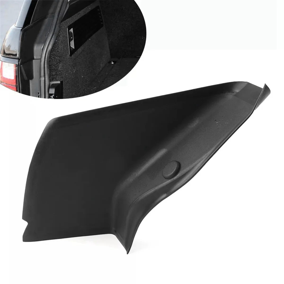 زخرفة قولبة زاوية الباب الخلفي للباب الخلفي LR 038169   LR 077621   لاند روفر رينج روفر التنفيذي 2013-2021 يسار