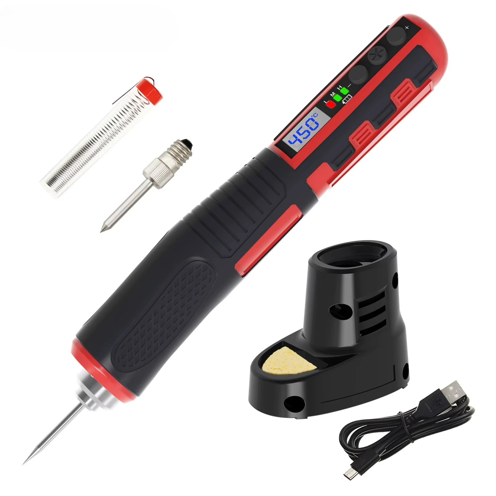 Portable Mini USB Lithium  Powered Soldering Iron Kit Multi-Purpose Wireless Welding with Convenient Charging