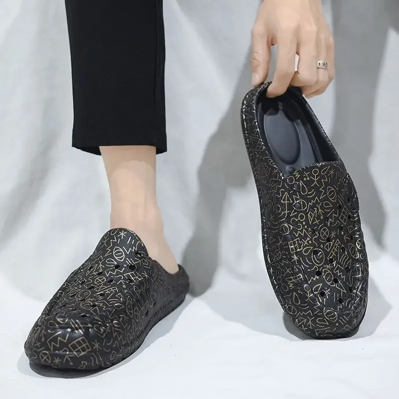 Men's Outdoor Beach Slides - EVA Casual Flat Slippers_voghion.com