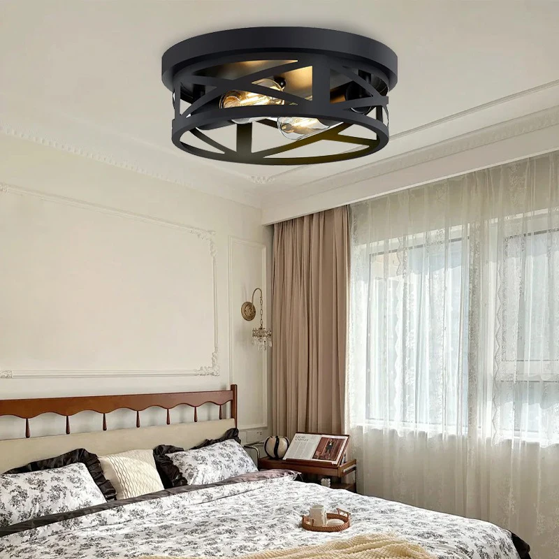 Modern LED Ceiling Light Interior Lighting Fixture Corridor Kitchen Bedroom Living Room For Home Decoration Retro Ceiling Lamps
