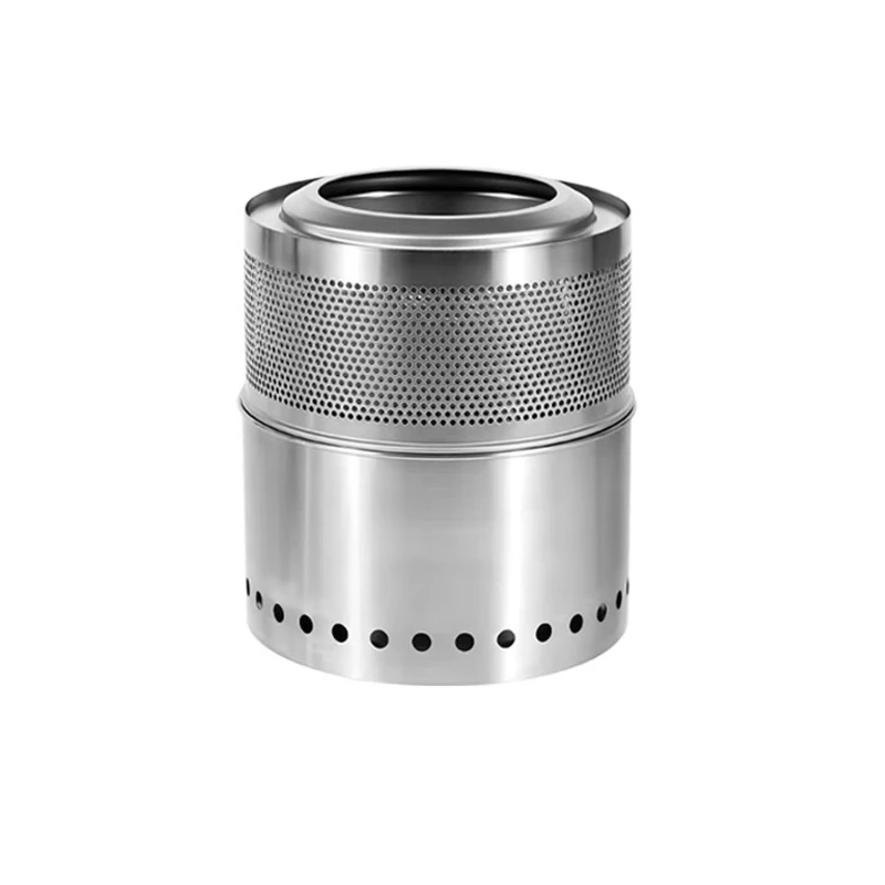 

Outdoor Firewood Stove Campground Roasting Stove Yard Burning Stove Stainless Steel