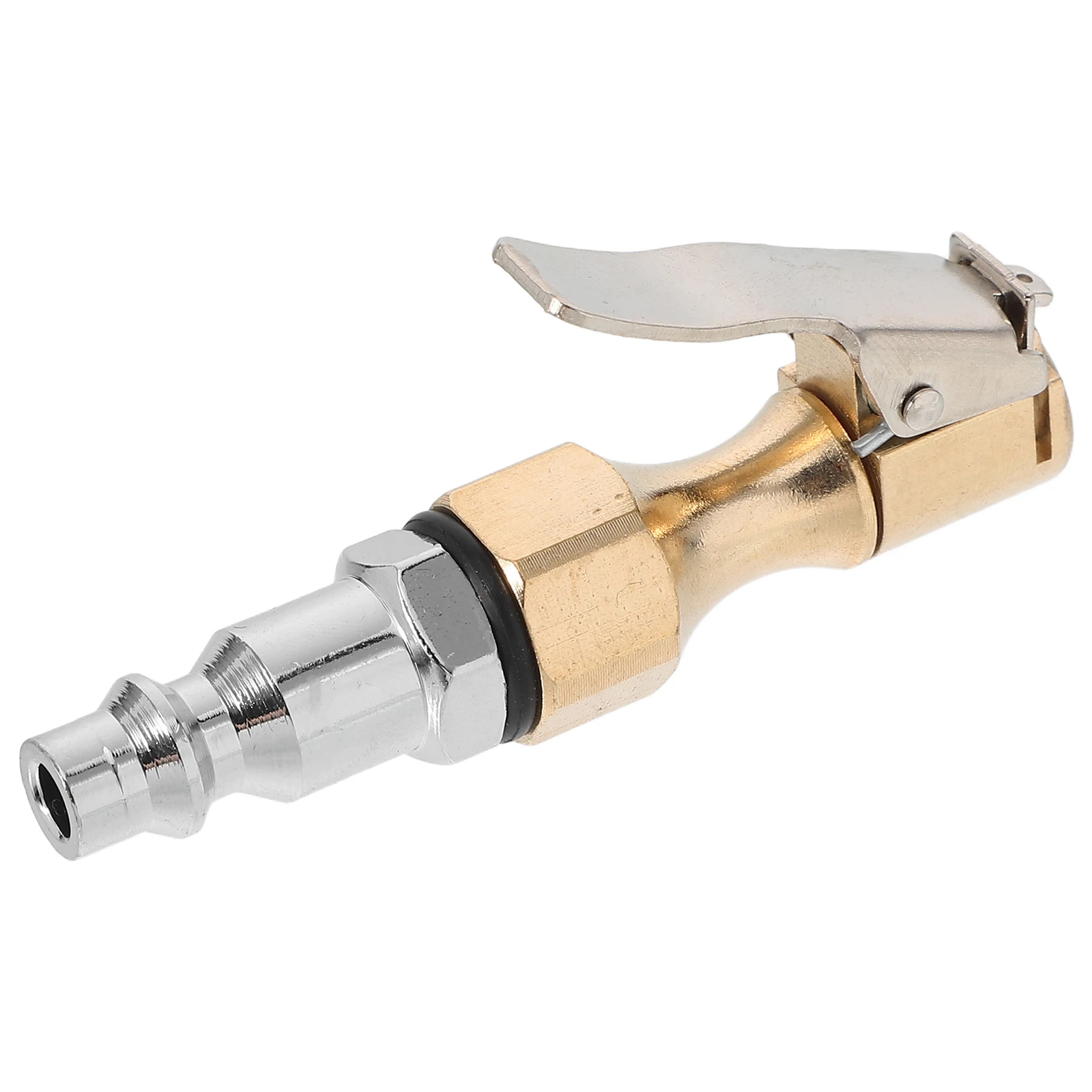 

Heavy Duty Brass Tire Inflation Chuck Quick Connect Air Hose Fitting Auto Car Tire Inflator Nozzle Lock Clip Straight Adapter