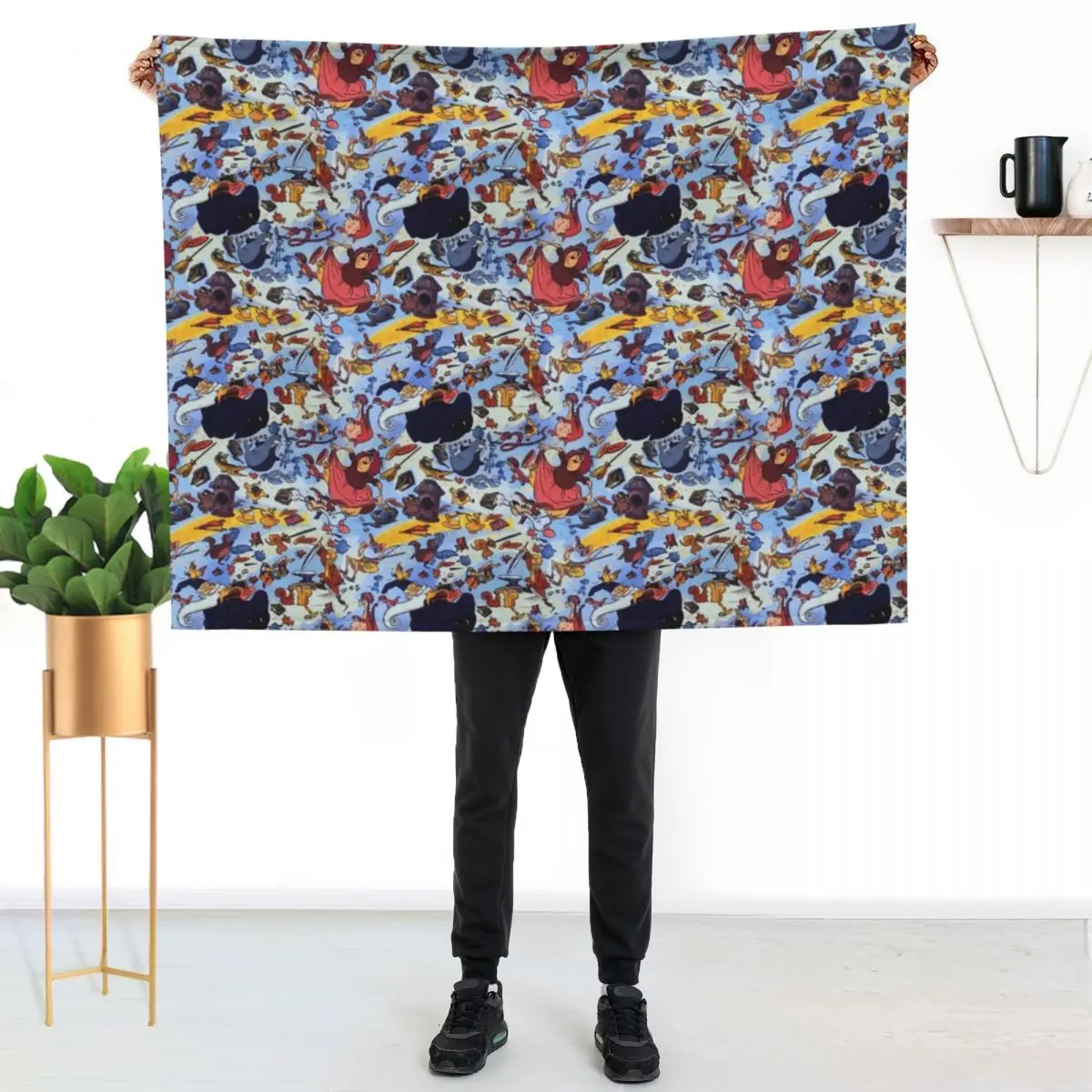 Sword in the stone of King Arthur Throw Blanket For Baby Hairy Luxury Throw Personalized Gift Softest Blankets For Bed Blankets
