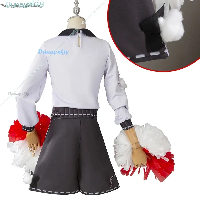 

COSda@Anime Game Identity ⅤLily Barriere Cheerleader Cosplay Costume Survivors Wig Gymnastic Clothing Woman Kawaii Carnival Suit