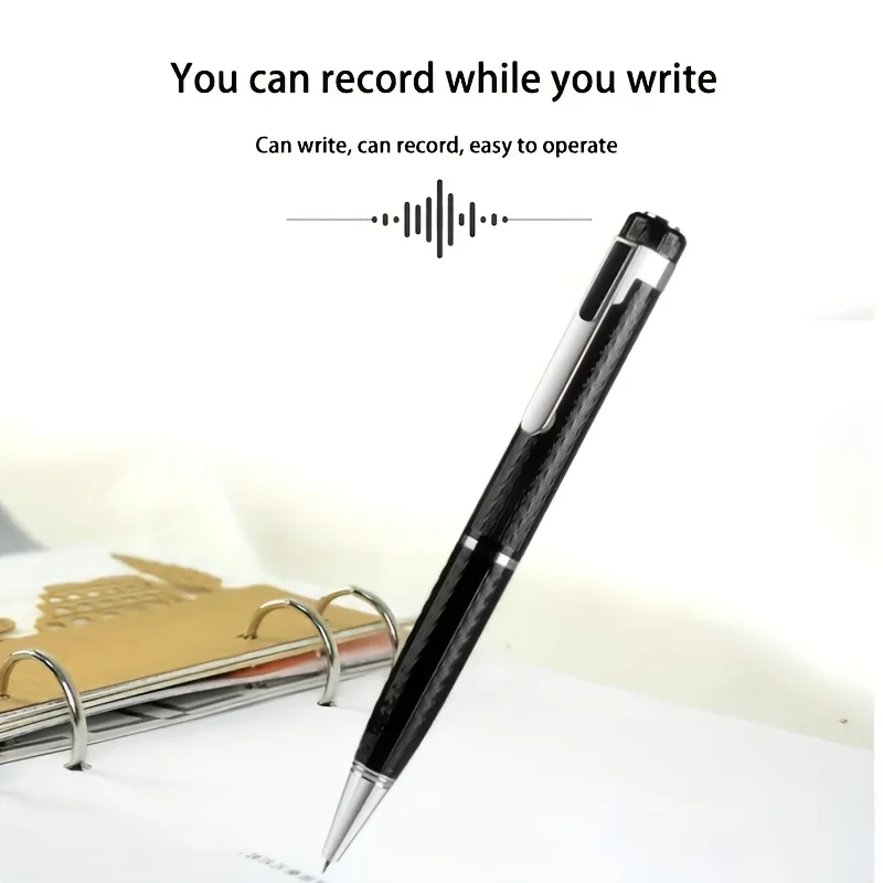 Registratore vocale digitale da 1 pezzo, registratore audio da 16G/64 GB o 32 GB, dispositivo di registrazione con avvio vocale Lettore MP3 USB portatile