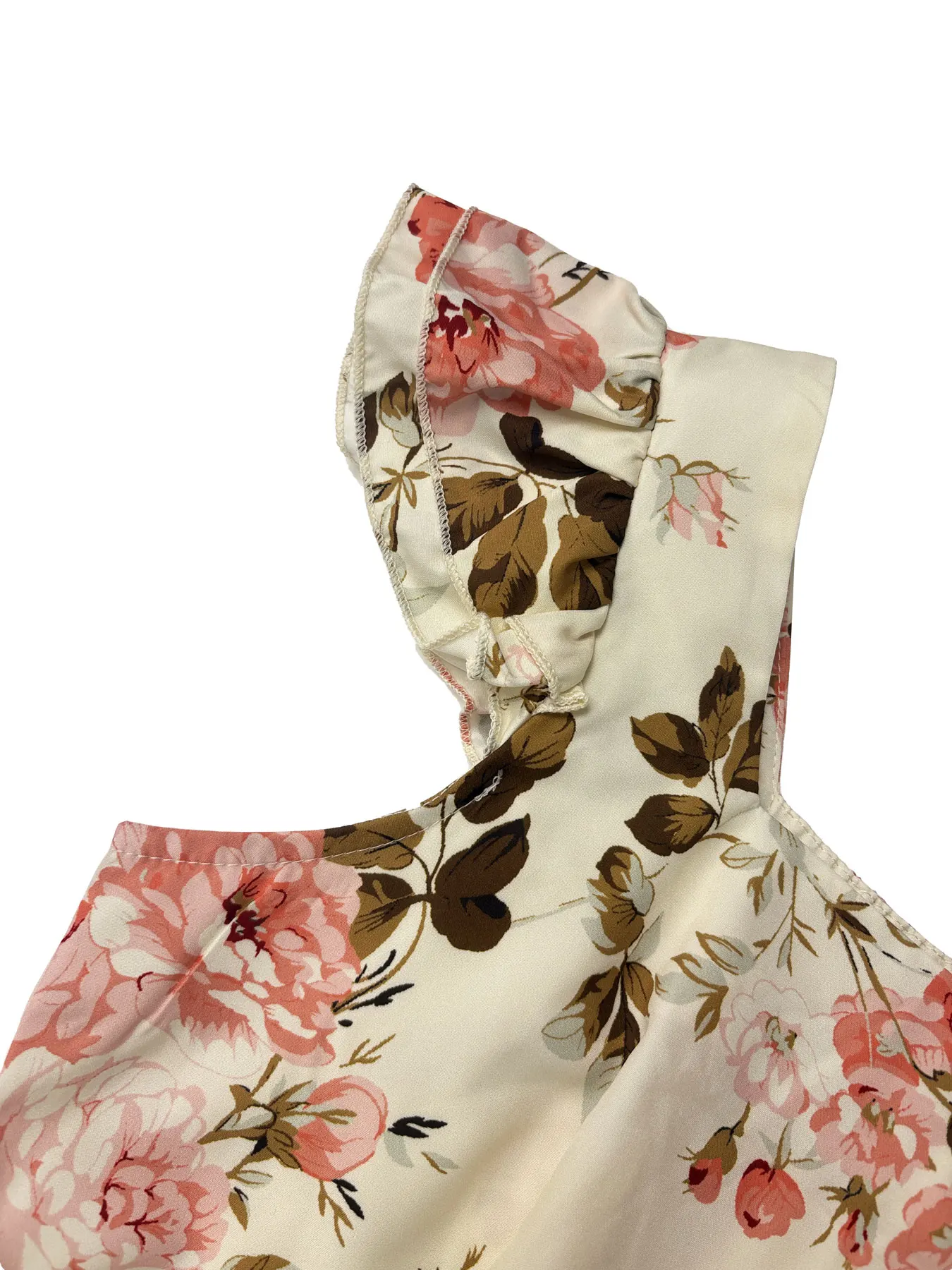 シャーリングプリントスリムキャミドレス 多用途でシックな日常着や旅行に最適なアイテム