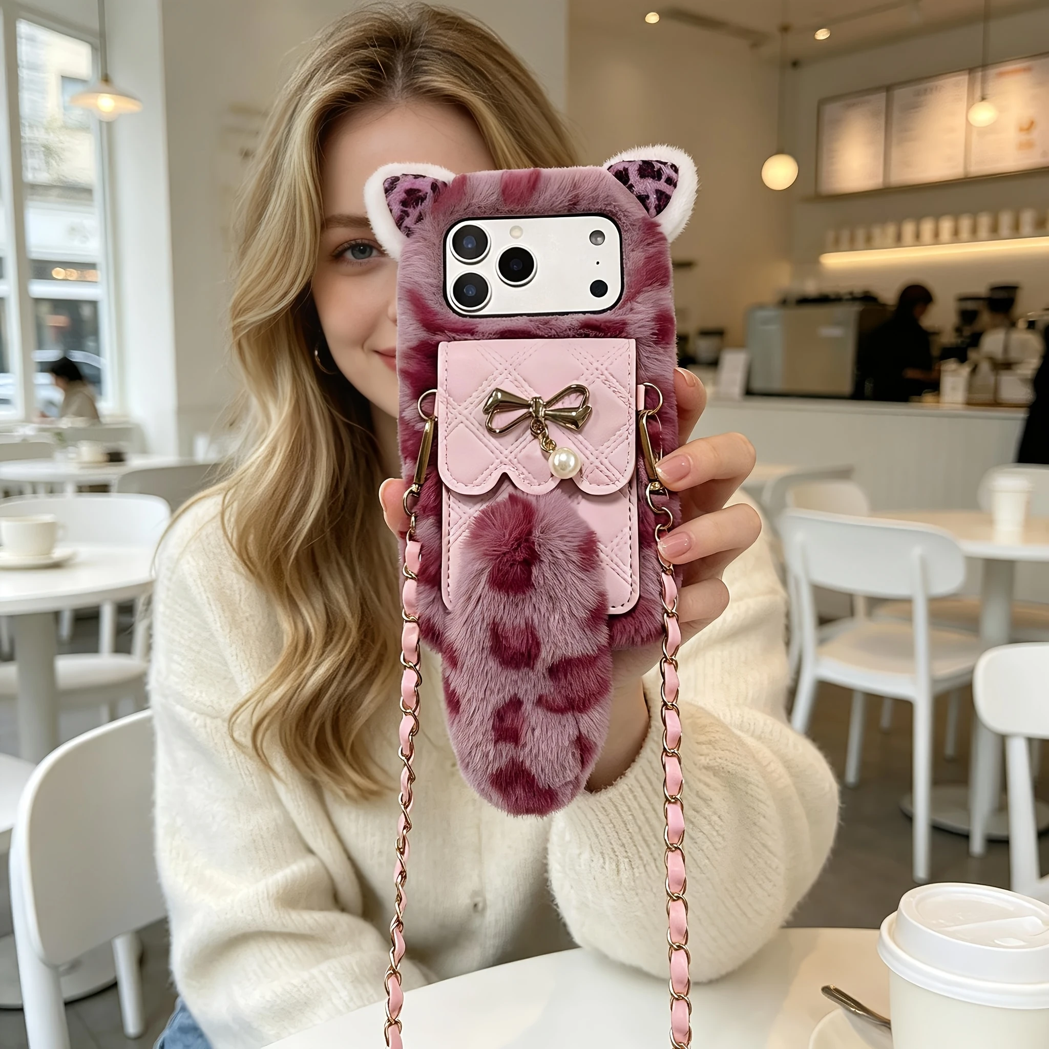 Mochila de Pelúcia Premium com - 3D Printing Iphone avaliação e preço
