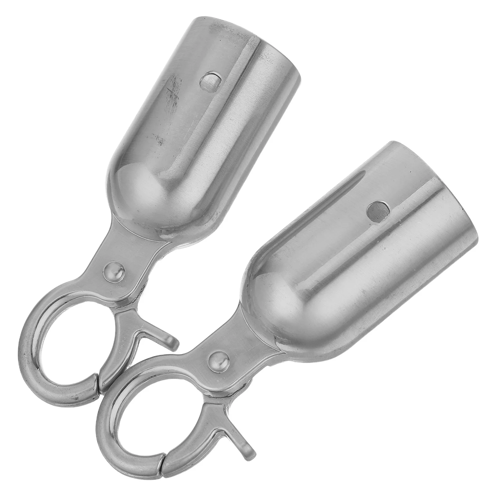 

2pcs Metal Rope End Caps 32Mm Cord End Stopper For Guardrail Barrier Heavy Duty Rope Fittings Outdoor Crowd Control Queue