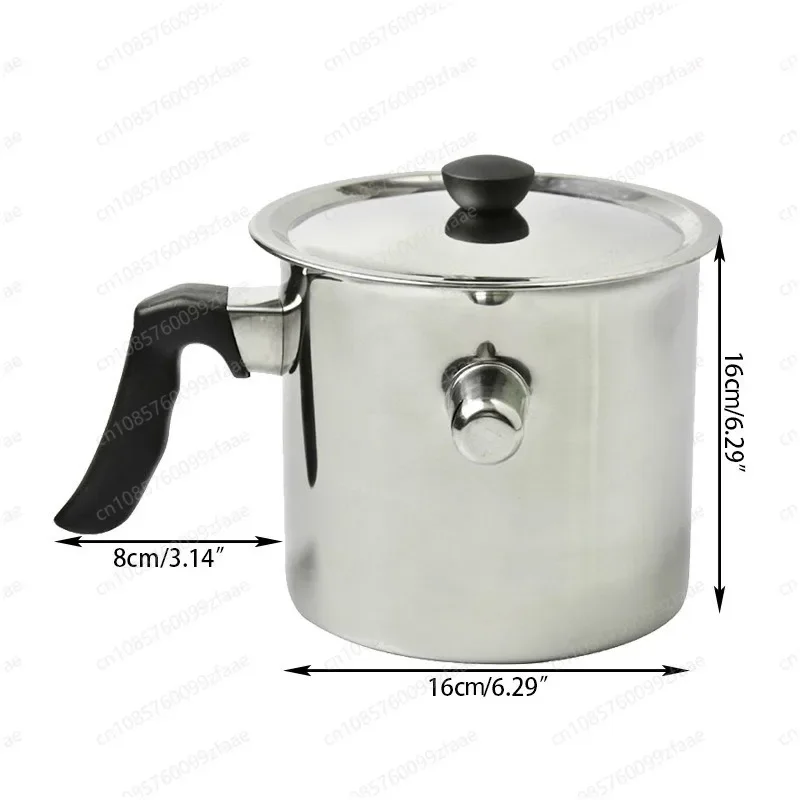 

Stainless steel wax melting pot, heat-resistant and durable design, beeswax furnace