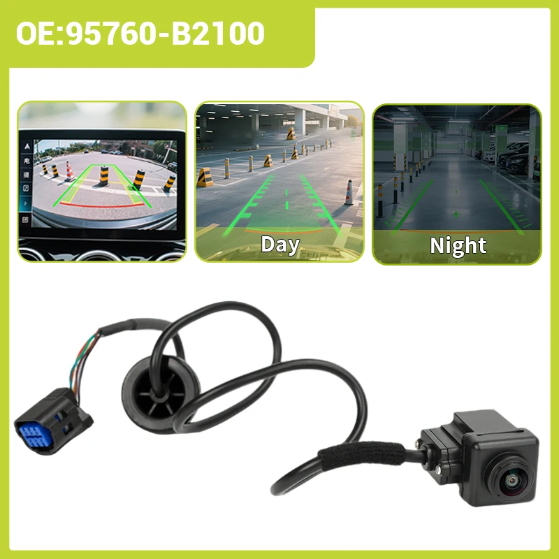 95760-B2100 Rear View Reverse Backup Parking Camera Compatible for KIA Soul 2014-2016 HD Night Vision for 95760B2100 5760B2000