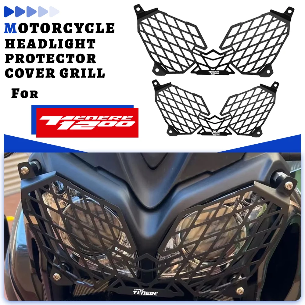 

Headlight Grill Guard Cover For YAMAHA XT1200Z Super Tenere XT1200Z XTZ1200 Supertenere1200 2010-2025 2024 2023 2022 2021