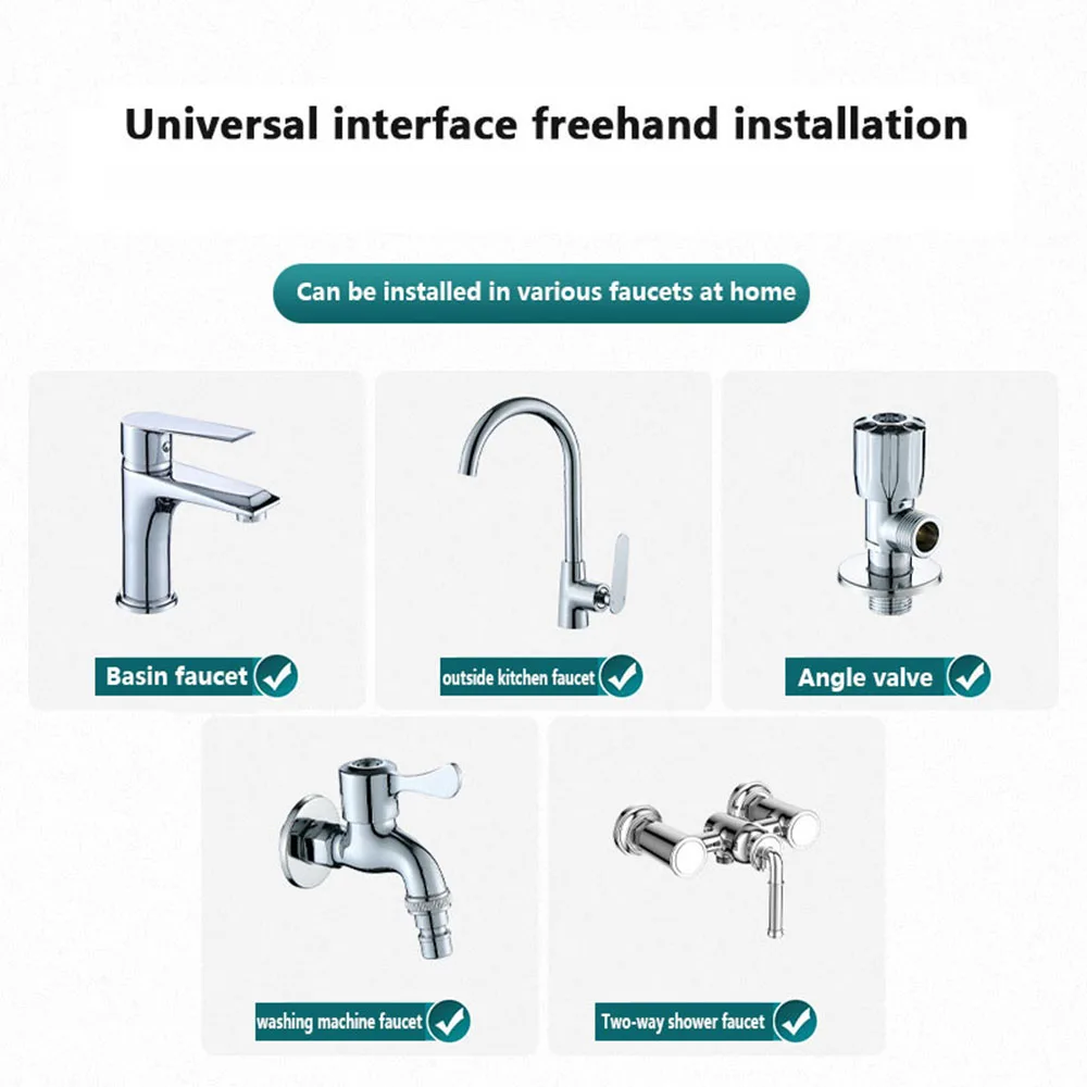 Bathroom Washbasin Multi-Function Universal Faucet Bubbler Anti-Splash Head Extender Universal Dual-Mode Water Spout