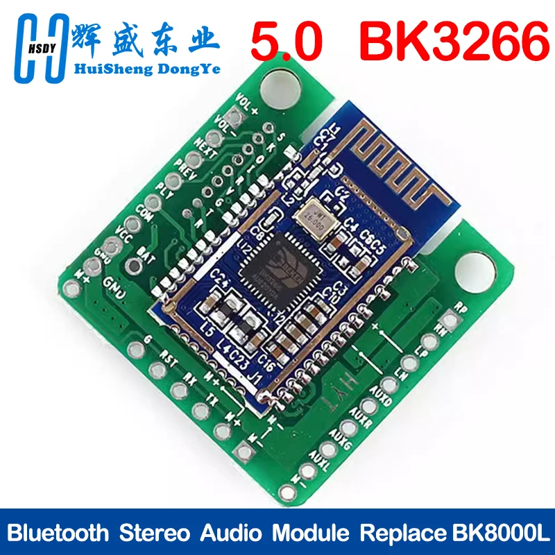 Bluetooth Stereo Audio Module Transmission BK3266 BK6988 Replace BK8000L expansion board AT Commands SPP Speaker Amplifier DIY