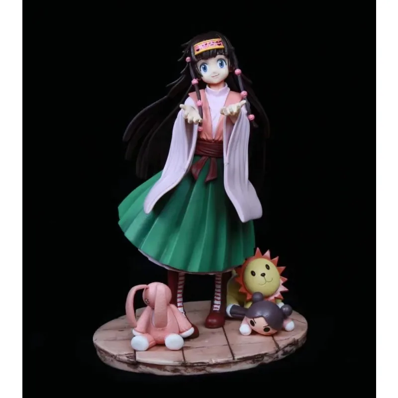 

25cm New Hunter GK Killua's sister Alluka statue model replaceable face boxed figure ornaments