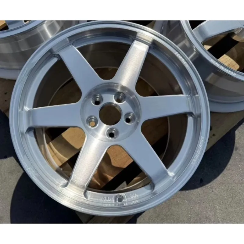 19-22 Inch Multi PCD TE37 Concave Forged Wheels Popular Brushed Alloy Monoblock Rims Professional Racing Car Upgrade Parts