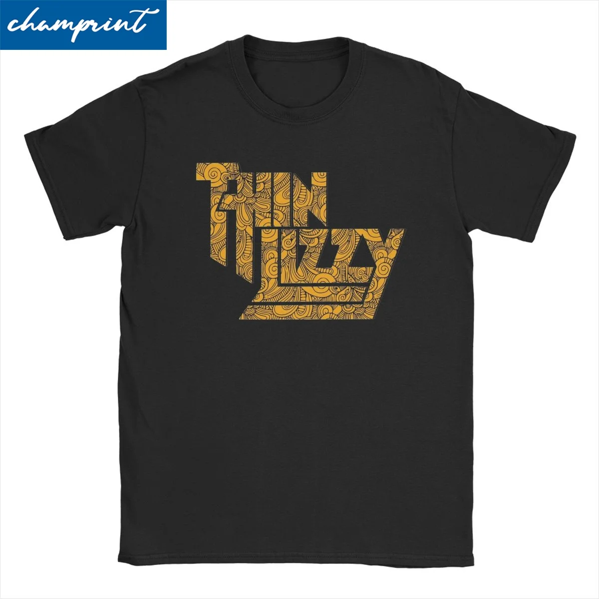 Fashion Rock Band 90s T-Shirts Men Women's Round Collar 100% Cotton T Shirts Thin Lizzy Short Sleeve Tee Shirt New Arrival Tops