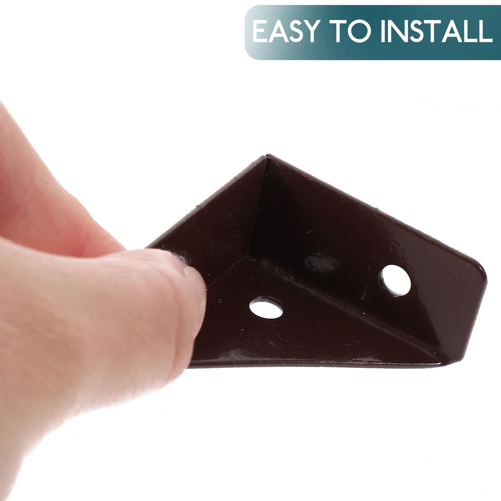 

10Pcs Thickened Cold Rolled Steel Corner Braces Rust Resistant Furniture Hardware Accessories Shelving Support